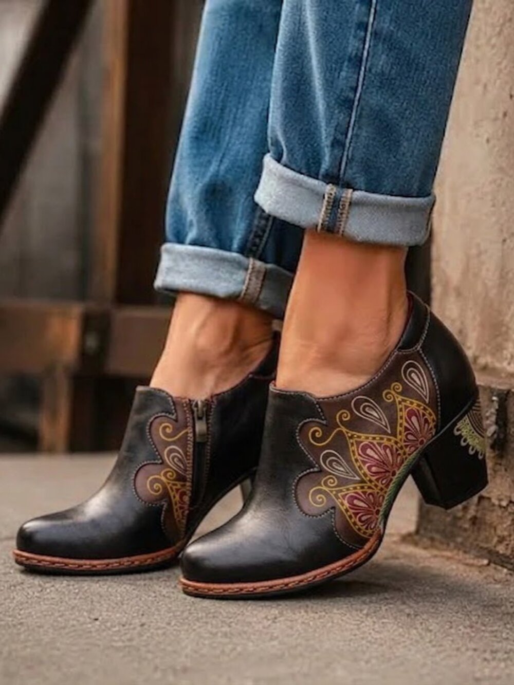 L’Artiste by Spring Step NEW Zami Leather Shootie black Boots EU 39 or US 8.5